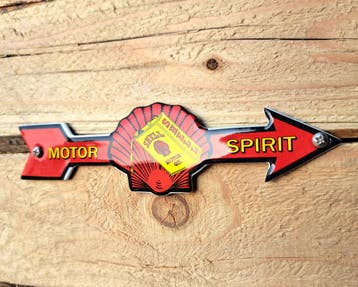 Shell motor spirit pijlbord, Verzamelen, Verzenden, Nieuw