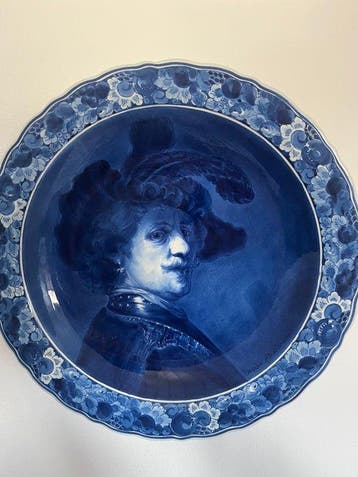 De Porceleyne Fles, Delft - Assiette murale - Delfts blauw