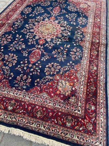 Fine Indo Isfahan - GEREINIGD - handgeknoopt - wol - fine -, Nieuw
