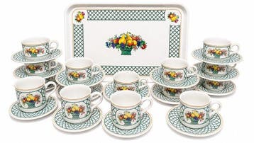 Villeroy & Boch - RARE Luxe - Koffieservies (32) - Basket -