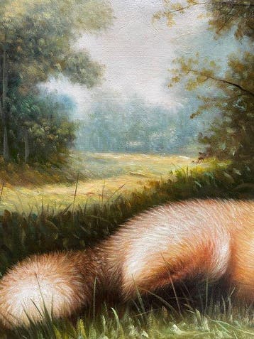 Enzo Brienza (1958) - Riposo nel bosco