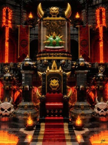 JZL - [XL] Bowser - Bowser’s Throne Vault [Legendary Vault