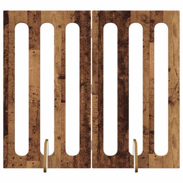 vidaXL Vouwbaar huisdierhek 2 st 100,5 x 38 x 90 cm, Verzenden