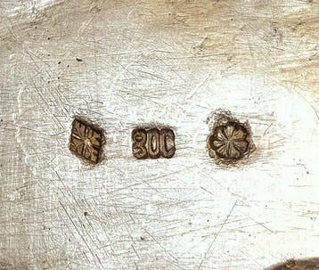 Bénitier - 1900-1910 - argent 800 poinçonné, Antiquités & Art