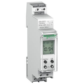 Schneider Electric Horloge digitale 24H/7D 18MM 1 canal -, Verzenden