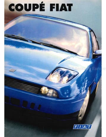 1999 FIAT COUPE BROCHURE NEDERLANDS, Nieuw