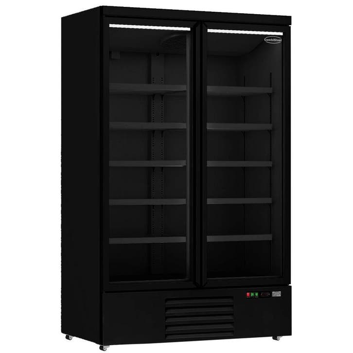 Koelkast | 1000L | Zwart | 0°C/+10°C | Geforceerd |, Articles professionnels, Horeca | Équipement de cuisine, Envoi