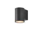 Veiling - 6x Wandlamp Cilinder GU10 fitting zand zwart water, Tuin en Terras, Nieuw