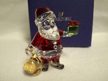 Swarovski - Figuur - Santa Claus with Gift Bag - 5539365 -, Antiek en Kunst