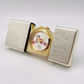 Bureauklok - Ontwerp Messing - 1990-2000 - Betty Boop