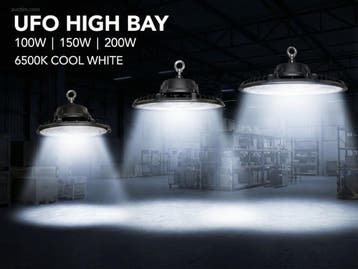(64x) 200W 6500K PRO LED UFO HIGHBAY waterdicht..., Nieuw
