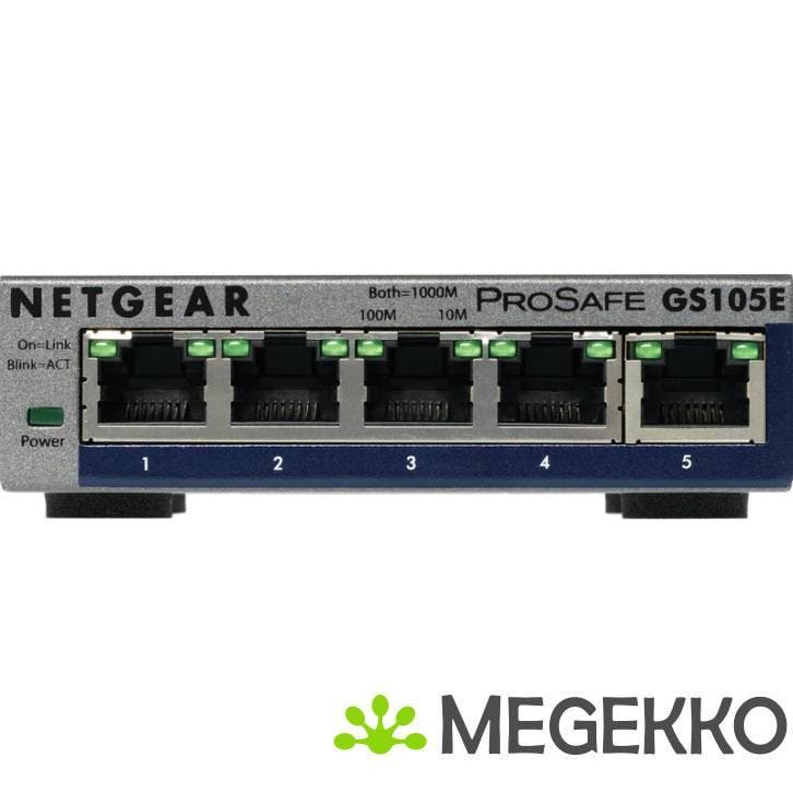 Netgear GS105E-200PES Switch, Informatique & Logiciels, Ordinateurs & Logiciels Autre, Envoi