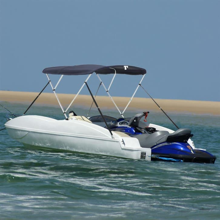 vidaXL Biminitop 3 bogen met mesh zijwanden, Watersport en Boten, Bootonderdelen, Nieuw, Verzenden