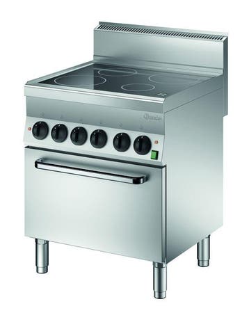 Fornuis | Elektrisch | 4 Kookplaten | 2x 2.5kW + 1x 1.8kW +, Verzenden