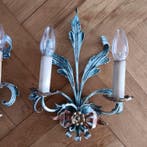 ASART - Kaars wandlamp (3) - Smeedijzer, Antiek en Kunst