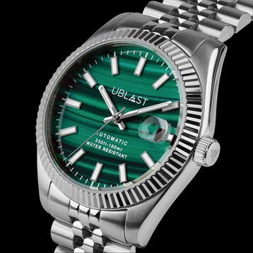 Ublast - Century Malachite Stone Dial - UBCEJA40MAL - Heren, Nieuw