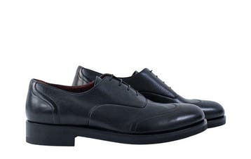 TESTONI - 8 UK - 42 IT - Oxford Vitello De Luxe + Deer Navy