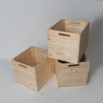 Houten kisten - verschillende maten - kratten van hout, Huis en Inrichting, Verzenden, Nieuw, Grenenhout
