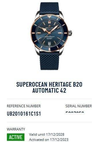 Breitling - Superocean Heritage 42 Blue - UB2010161C1S1 -, Handtassen en Accessoires, Horloges | Heren, Nieuw