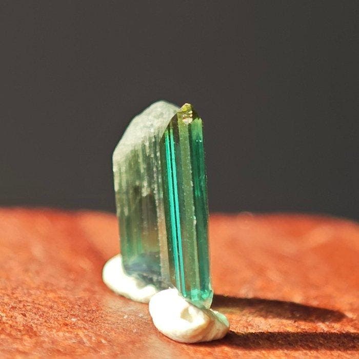 1,1 ct Ensemble de tourmaline indigolite parfaitement, Verzamelen, Mineralen en Fossielen