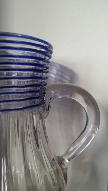Kruik - Glas - Mondgeblazen Regency-kan