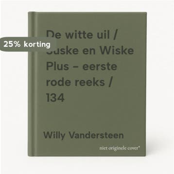 De witte uil / Suske en Wiske Plus - eerste rode reeks / 134, Boeken, Stripverhalen, Verzenden, Gelezen, Willy Vandersteen