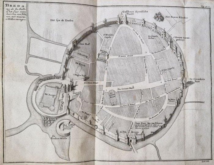 Thomas Enst van Goor - Beschryving der stadt en lande van, Antiek en Kunst, Antiek | Boeken en Manuscripten