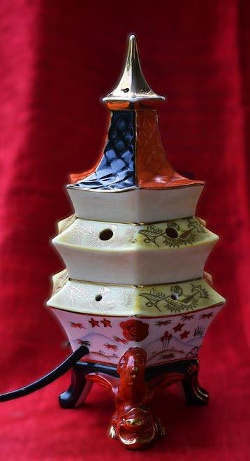 Goebel - Lamp - pagode - Porselein - Stemmings- en, Antiek en Kunst