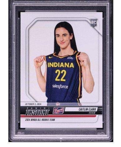 2024 Panini Caitlin Clark - #274 - Rookie Card - PSA 9 - 1, Collections, Autocollants