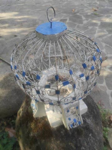 Cage à oiseaux - Bois, Fer