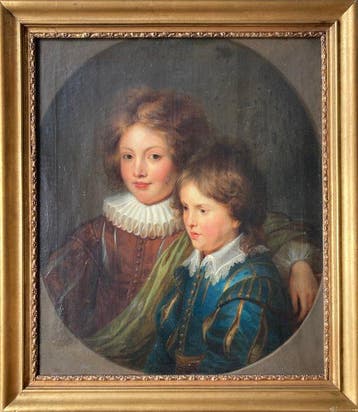 After Peter Paul Rubens (1577-1640) - Portrait of his sons, Antiek en Kunst