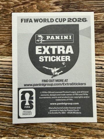 2026 Panini Mohamed Salah Extra sticker Édition limitée - 1, Nieuw