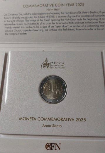Vaticaan. 2 Euro 2025 Anno Santo (Zonder minimumprijs)
