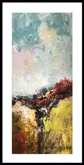 Dam Domido - Paysage abstrait (2) - 100 x 45 cm