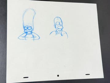 Gracie Films (1992) - Originele animatietekening van Homer, Nieuw in verpakking