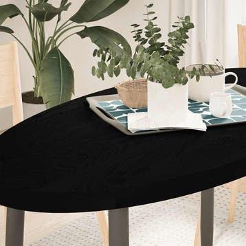 vidaXL Tafelblad 120x60x4 cm ovaal massief eikenhout, Verzenden