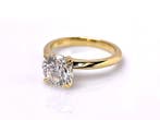 Ring - 14 karaat Geel goud - 2.09ct. tw. Diamant (Lab-grown)