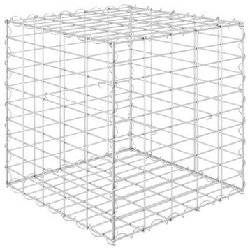 Gabion kubus 50cm | Tweede Kansje | OP = OP (plantenbak), Tuin en Terras, Verzenden, Minder dan 60 cm, Vierkant, Zo goed als nieuw
