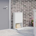 vidaXL Pakket Inwerpkoker met opslag Wit 44 x 22 x 82 cm, Verzenden, Nieuw