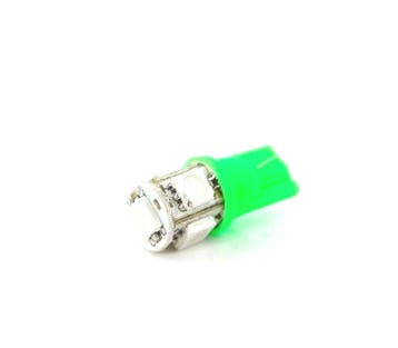 AMPOULE LED VERTE W5W T10, Verzenden