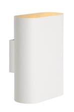 Lucide OVALIS - Wandlamp wit 2x E14, Huis en Inrichting, Verzenden, Nieuw, Trendy verlichting