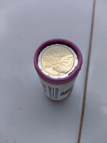 Malta. 2 Euro 2026 Valetta (25 coins) in roll (Zonder