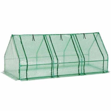 2dekans | Ceruzo Kweekkas 270 cm – Foliekas – 3 Deuren –, Tuin en Terras, Ophalen of Verzenden, Nieuw