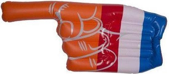 2dekans | Nederland Hand Opblaasbaar Oranje/rood/wit/blauw, Kinderen en Baby's, Carnavalskleding en Verkleedspullen, Ophalen of Verzenden