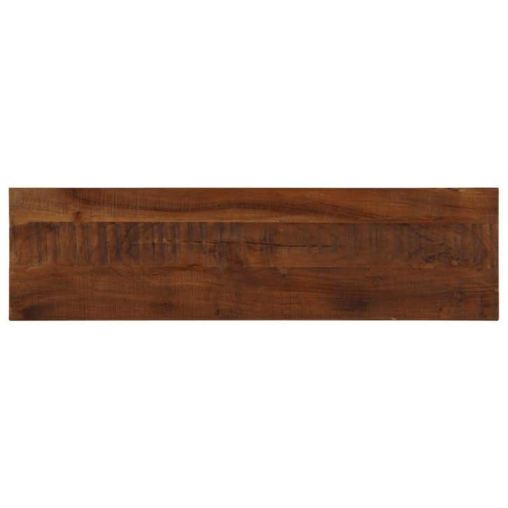 vidaXL Tafelblad rechthoekig 110x30x3,8 cm massief, Maison & Meubles, Pièces pour table, Envoi