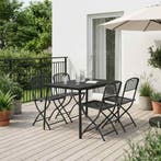 vidaXL Buitenmeubels set 5 pcs Antracietkleurig Ijzer en, Tuin en Terras, Verzenden, Nieuw