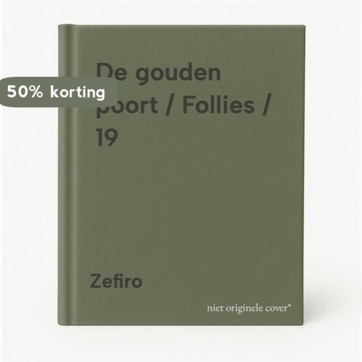 De gouden poort / Follies / 19 9789067711616 Zefiro, Boeken, Stripverhalen, Zo goed als nieuw, Verzenden