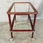 Chariot de service - Bois, Verre, style italien Âge moyen, Antiquités & Art