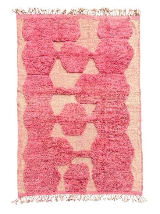 Tapis marocain blanc et orange, tapis berbère marocain, Maison & Meubles, Ameublement | Tapis & Moquettes