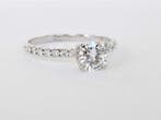 Bague de fiançailles - 14 carats Or blanc - 0.78ct. tw.